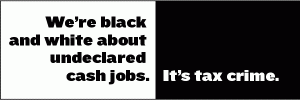 IRD Black & White Cash Jobs